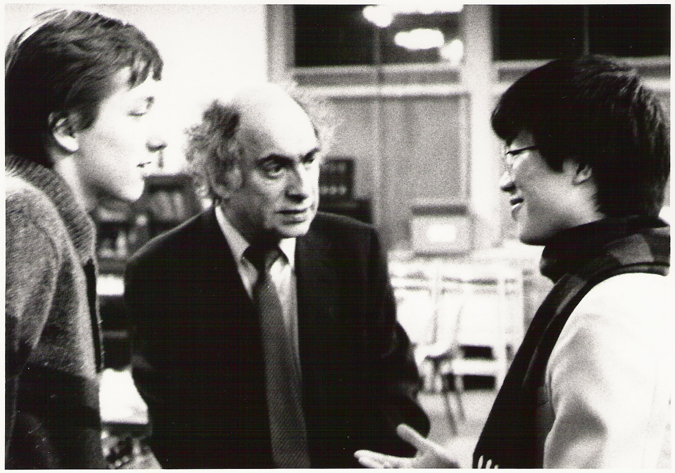 [Me talking with Mikhail Tal, with Dennis Seawald on the side]